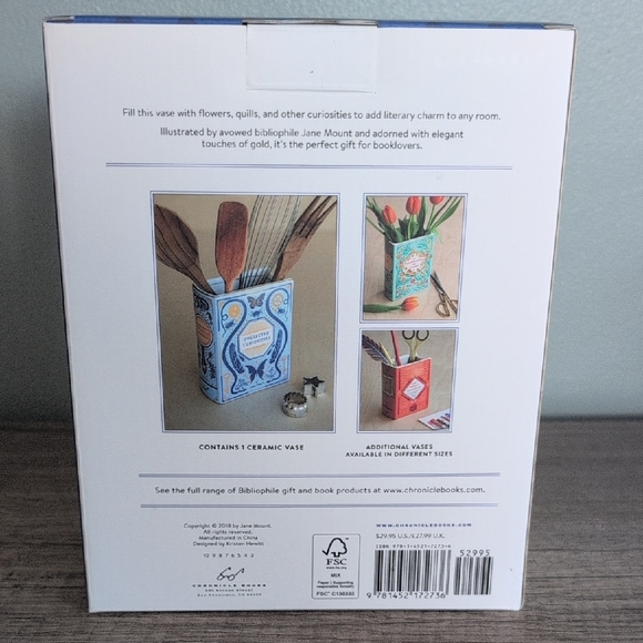 Book Vase Collected Curiosities In Box - Picture 4 of 5